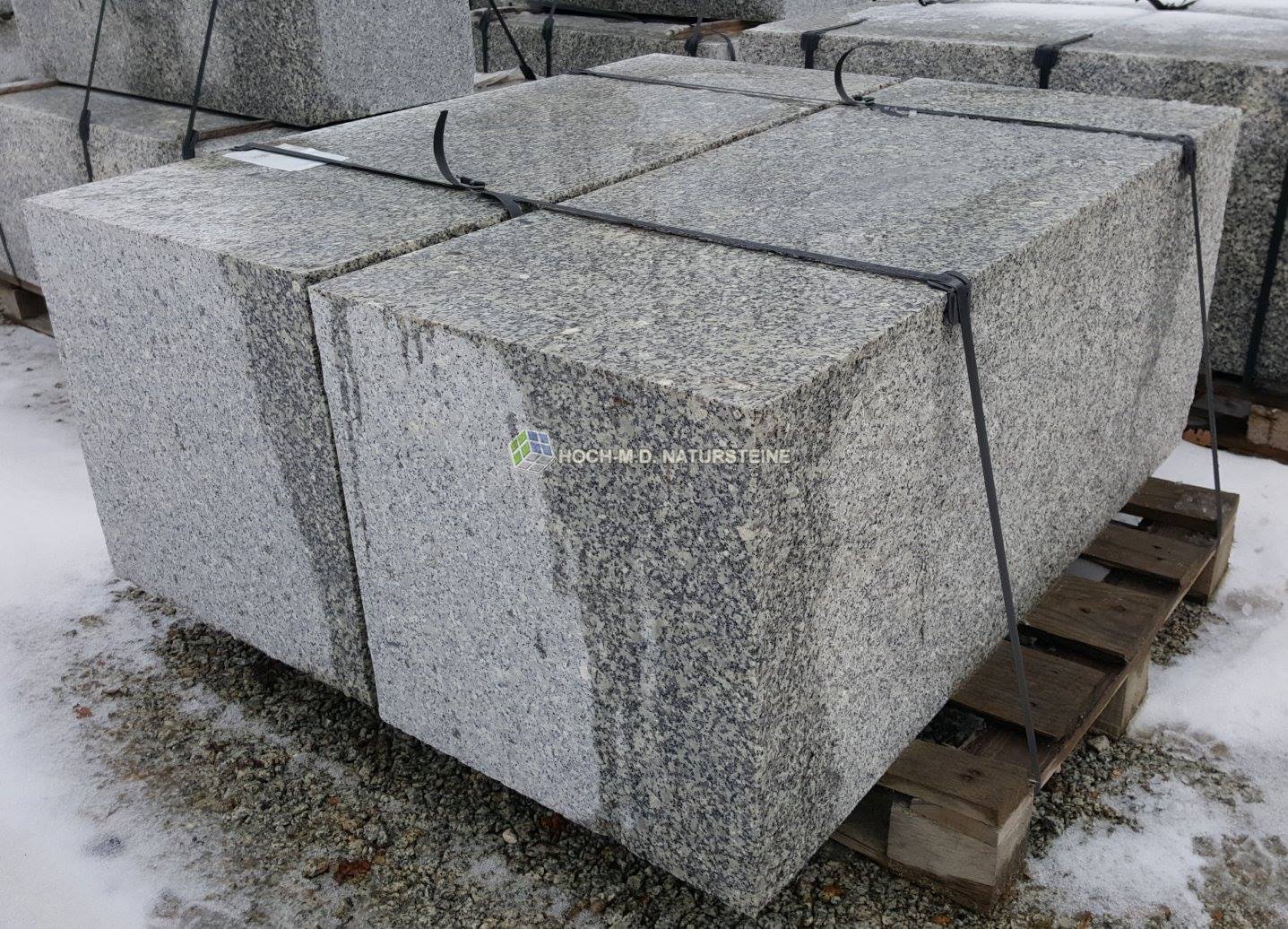 Granit Mauersteine aus Schlesien, Granitquader