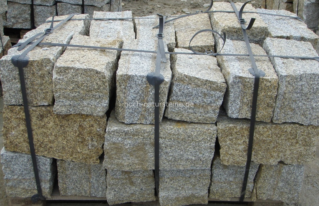 Mauersteine Laban-limo aus Schlesien, GranitMauersteine Polen