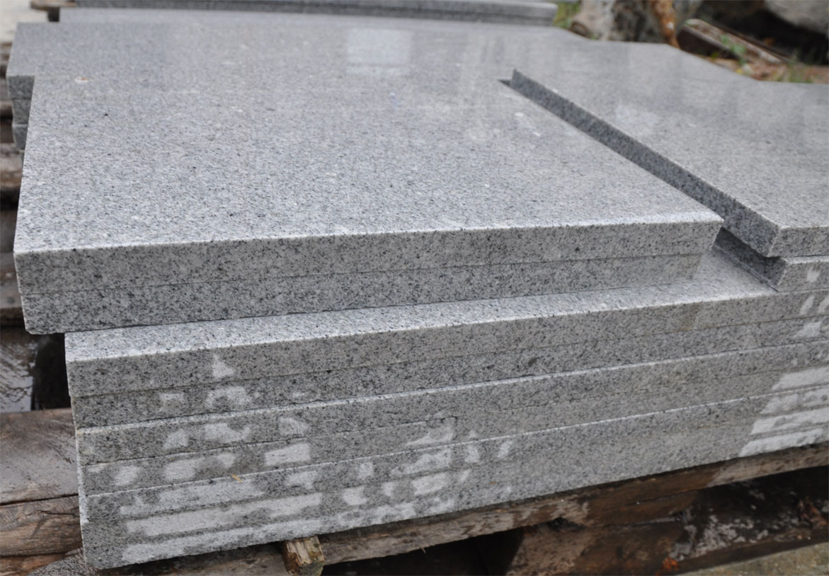 Arum Granitplatten geschliffen und nass
