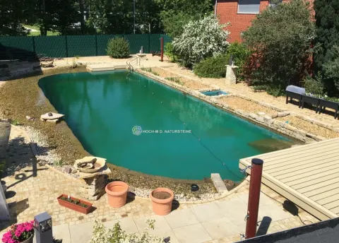 Sandsteinpflaster-Mauersteine Quarzsandstein Pool