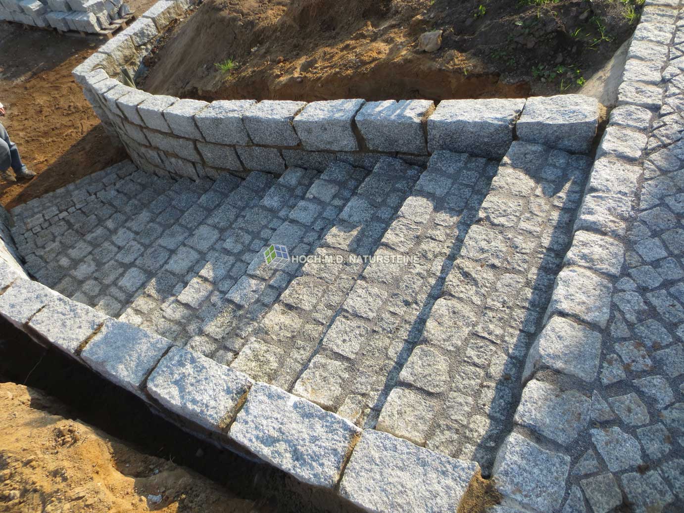 Granitsteine Laban-1, Granitmauersteine