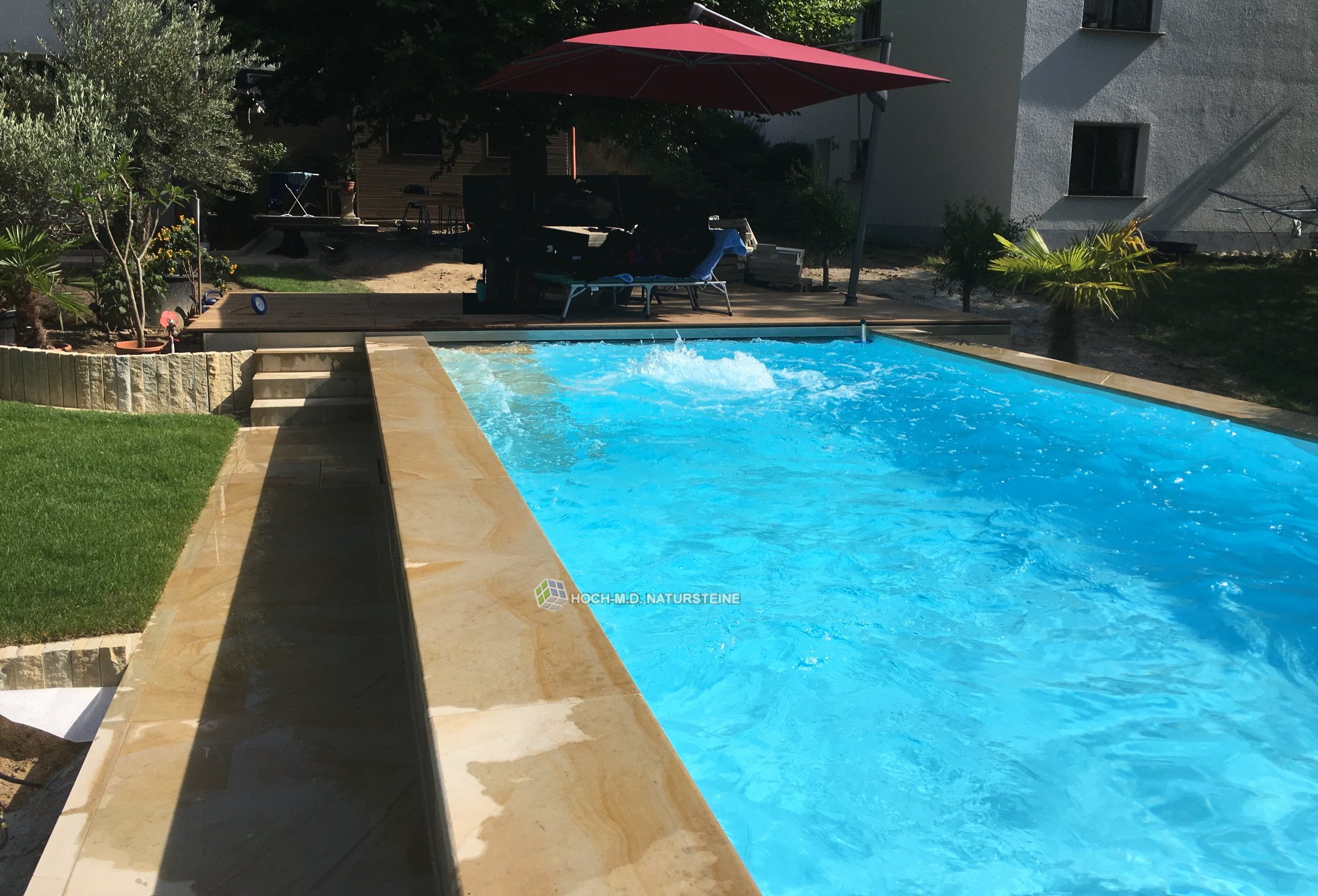 Sandsteinplatten, Sandsteinstufen Flavus