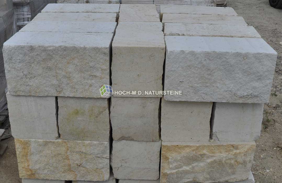 Sandsteinmauersteine Flavus 20x20x40 cm