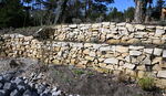 Sandstein Romus, Mauer, Bruchsteine, Gartensteine